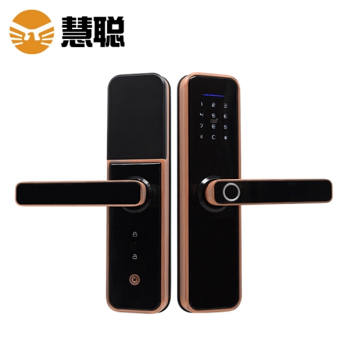 珠海慧聪HC-001室内指纹密码门锁家用智能锁密码锁办公室房间门电子锁