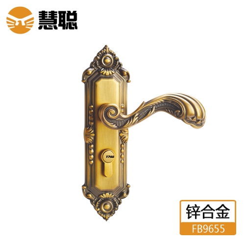 慧聪FB9655锌合金室内房门锁家用通用型锁具