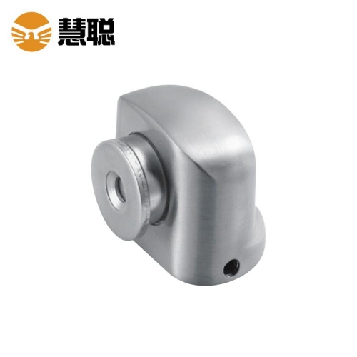 白山慧聪HC-003锌合金强磁地吸打孔强磁吸门器卫生间墙防撞门碰门挡器
