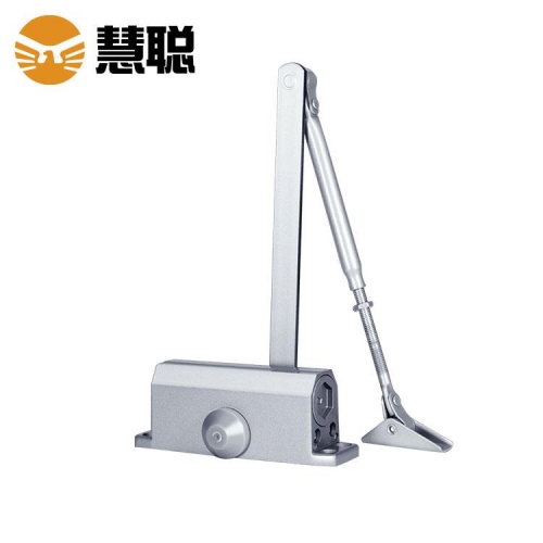 白山慧聪自动闭门器家用简易静音开门机定位自动关门器防火门闭门器